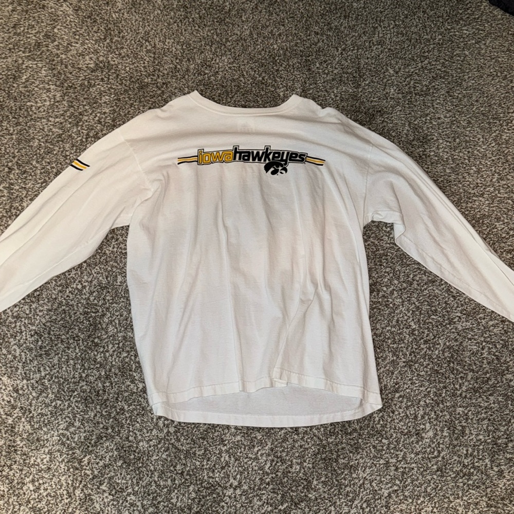 Retro Adidas Men’s Longsleeve Iowa Hawkeye Shirt